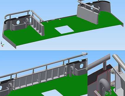 INVENTOR – Work boat Braunschweig, stern door